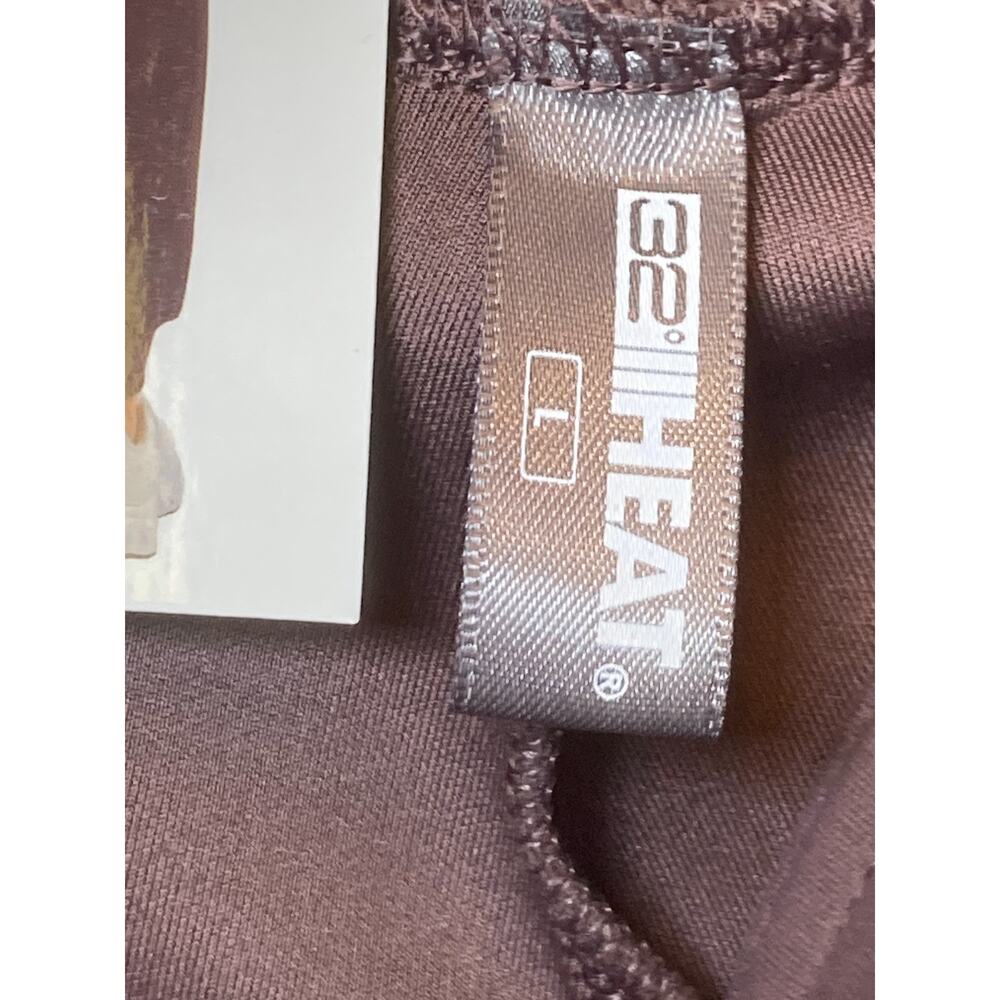 32 Degrees Heat Women's Brown Jogger Pants with Zipper Pockets Large - Picture 4 of 6